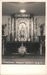 Franciscan Mission Exhibit - GGIE Postcard