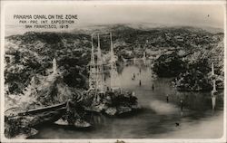 Panama Canal on the Zone - PPIE 1915 Postcard