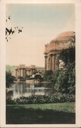 Palace of Fine Arts, Lagoon, and Colonnades - PPIE San Francisco, CA Postcard Postcard Postcard