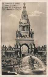 The Fountain of Energy and Tower of Jewels Postcard