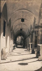 Arched waklway Postcard