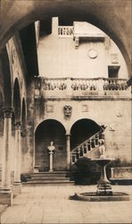 Courtyard, Italian Pavilion - PPIE Postcard