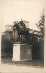 The Scout by Cyrus D. Dallin, Gardens of Palace of Fine Arts San Francisco, CA Postcard Postcard Postcard