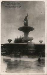 Mermaid Fountain in South Gardens San Francisco, CA Postcard Postcard Postcard