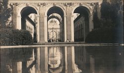 View across the pond to pavilion San Francisco, CA Postcard Postcard Postcard