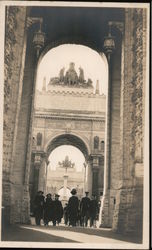 Two Arches Framed by the Court of Four Seasons Gateway San Francisco, CA Postcard Postcard Postcard