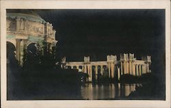 Palace of Fine Arts at Night, PPIE San Francisco, CA Postcard Postcard Postcard