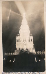 Tower of Jewels at Night - PPIE San Francisco, CA Postcard Postcard Postcard