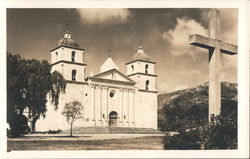 Mission Santa Barbara California Postcard Postcard Postcard