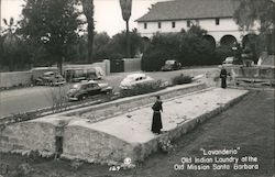 Lavanderia - Old Indian Laundry, Mission Santa Barbara California Postcard Postcard Postcard