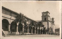 Old Mission Santa Barbara Quake 6-29-05 California Postcard Postcard Postcard