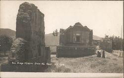 San Diego Mission from the Rear Postcard