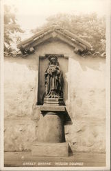 Street Shrine, Mission Dolores Postcard