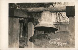 St. Gabriel Mission bell cast in 1800 Postcard