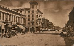 Santa Clara Street San Jose, CA Postcard Postcard Postcard