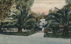 Shrine Notre Dame College, San Jose, Calif. Postcard