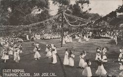 May Day Festivities, State Normal Training School (SJSU) San Jose, CA Postcard Postcard Postcard