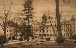 Hotel Vendome in San Jose, California Postcard