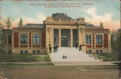 Carnegie Library San Jose, CA Postcard Postcard Postcard