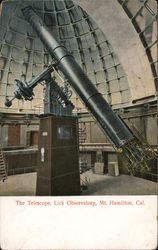 The Telescope, Lick Observatory, Mt. Hamilton Postcard