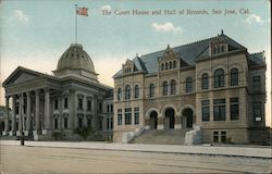 The Court House and Hall of Records Postcard