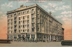 Hotel Argonaut, Erected by Society of California Pioneers Postcard