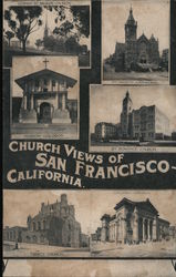 Church Views Mission Deloros, St. Boniface Church, St. Mary's Cathedral, German St. Paulus Church Postcard