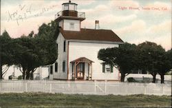 Light House Santa Cruz, CA Postcard Postcard Postcard