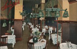 Solari's Restaurant 354 Geary Street Postcard