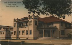 Hotel El Paso de Robles Bath House Postcard