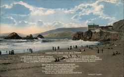 Greetings from the Sea Shore - Cliff House Postcard