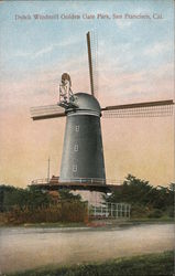 Dutch Windmill, Golden Gate Park San Francisco, CA Postcard Postcard Postcard