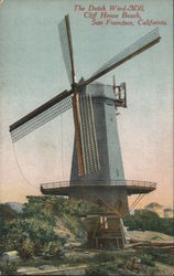 The Dutch Wind-Mill, Cliff House Beach Postcard