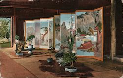 Interior of Japanese House Postcard