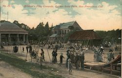 Children's Play Grounds, Golden State Park San Francisco, CA Postcard Postcard Postcard