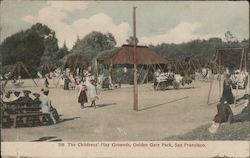 The Childrens' Playgrounds, Golden Gate Park San Francisco, CA Postcard Postcard Postcard