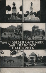 Views of Golden Gate State Park San Francisco, CA Postcard Postcard Postcard