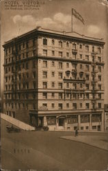 Hotel Victoria, Cor. Bush and Stockton Sts. Postcard