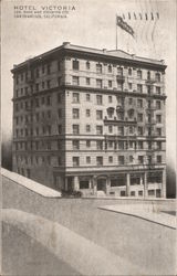 Hotel Victoria, Bush and Stockton Street Postcard