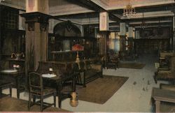 Corner of Lobby, Hotel Stewart Postcard