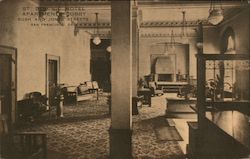 St. Dominic Hotel Apartments Lobby, Bush and Jones Streets San Francisco, CA Postcard Postcard Postcard