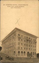 St. Dominic Hotel Apartments San Francisco, CA Postcard Postcard Postcard