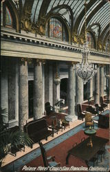 Palace Hotel Court, San Francisco, California Postcard Postcard Postcard