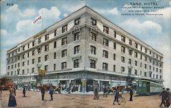 Grand Hotel - Taylor, Near Market Street Postcard