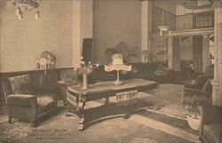 Drawing Room, Cartwright Hotel Postcard