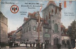 Alt Nurnberg, German Village Restaurant - Panama-Pacific International Exposition San Francisco, CA 1915 Panama-Pacific Internat Postcard