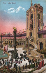 East Court - Panama-Pacific International Exposition 1915 San Francisco, CA Postcard Postcard Postcard