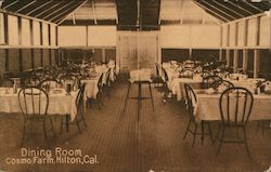 Dining Room, Cosmo Farm Postcard