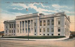 Sonoma County Court House Postcard