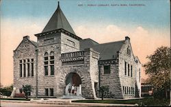 Public Library Postcard